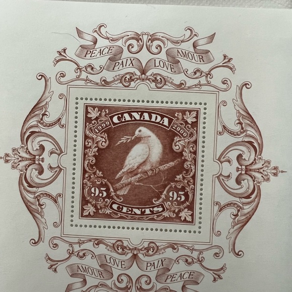 VINTAGE Canada coin & STAMPS Set, 1999 / 2000 ,  Millennium Keepsake - Picture 8 of 9